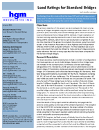 Load Ratings for Standard Bridges Tech Transfer Summary