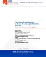 Functional Characteristics of DenseGraded Asphalt Surface Mixtures