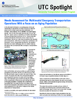Needs Assessment for Multimodal Emergency Transportation Operations with a Focus on an Aging Population