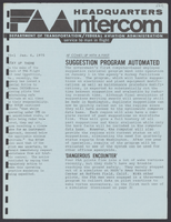 FAA Headquarters Intercom JanuaryJune 1975
