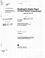 Quadruplex Digital Flight Control System Assessment