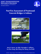 PostFire Assessment of Prestressed Concrete Bridges in Indiana