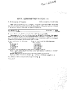 CAM 41 Supplement No 1  Revision To CAM 41 Dated April 1954