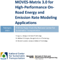 MOVESMatrix 30 for HighPerformance OnRoad Energy and Emission Rate Modeling Applications