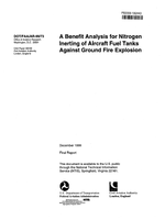 A Benefit Analysis for Nitrogen Inerting of Aircraft Fuel Tanks against Ground Fire Explosion