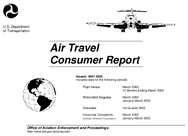 Air Travel Consumer Report May 2002