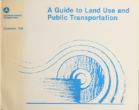 A Guide to Land Use and Public Transportation