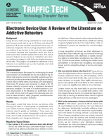 Electronic Device Use A Review of the Literature on Addictive Behaviors Traffic Tech