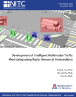 Development of Intelligent Multimodal Traffic Monitoring Using Radar Sensor at Intersections