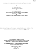 A manual for conducting environmental impact studies