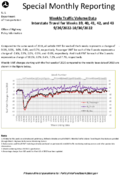 Special Monthly Reporting  Weekly Traffic Volume Data Interstate Travel for Weeks 39 40 41 42 and 43 926202210302022