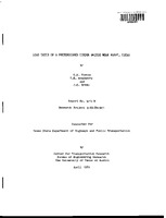 Load Tests of a Pretensioned Girder Bridge Near Happy Texas
