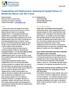 Sustainability and Displacement Assessing the Spatial Pattern of Residential Moves Near Rail Transit Brief