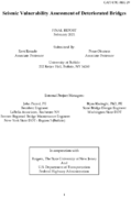 Seismic Vulnerability Assessment of Deteriorated Bridges