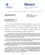 UMTA Awards More Than 176 Million in Rail Grants to New York MTA