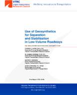 Use of Geosynthetics for Separation and Stabilization in LowVolume Roadways
