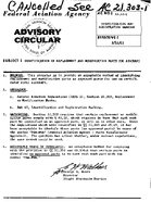 AC 45151 Identification of Replacement and Modification Parts for Aircraft
