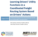 Learning Drivers Utility Functions in a Coordinated Freight Routing System Based on Drivers Actions