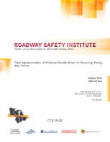 Field Implementation of Direction Rumble Strips for Deterring WrongWay Entries