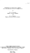 Assessment of Air Quality Impact of a Proposed Section of Interstate 66