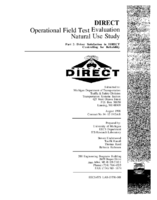 DIRECT Operational Field Test Evaluation Natural Use Study Part 2 Driver Satisfaction in DIRECT Controlling for Reliability
