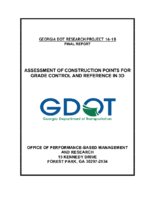 Assessment of Construction Points for Grade Control and Reference in 3D