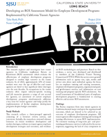 Developing an ROI Assessment Model for Employee Development Programs Implemented by California Transit Agencies Brief