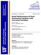 Bond Performance of Posttensioning Tendons with Corrosion Inhibitor