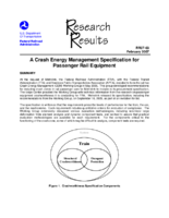 A Crash Energy Management Specification for Passenger Rail Equipment Research Results