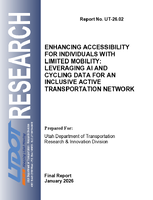 Enhancing Accessibility for Individuals With Limited Mobility Leveraging AI and Cycling Data for an Inclusive Active Transportation Network