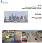10th International Conference on HighOccupancy Vehicle Systems Conference Proceedings