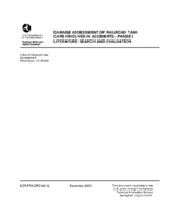 Damage Assessment of Railroad Tank Cars Involved in Accidents Phase I Literature Search and Evaluation