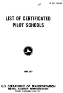 AC 1402K List of Certificated Pilot Flight and Ground Schools