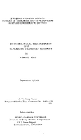 Meteorological Requirements For Supersonic Transport Aircraft