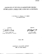 Exposure of men to intermittent photic stimulation under simulated IFR conditions