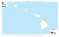 Estimated FAF Flow for Trucks Passing Through Hawaii on National Highway System 2017