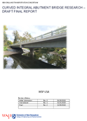 Curved Integral Abutment Bridge Research  Draft Final Report