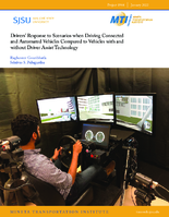 Drivers Response to Scenarios when Driving Connected and Automated Vehicles Compared to Vehicles with and without Driver Assist Technology