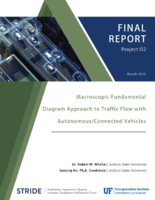 Macroscopic Fundamental Diagram Approach to Traffic Flow With AutonomousConnected Vehicles