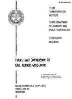 Transitway Conversion to Rail Transit Guideways