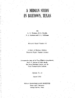 A Median Study in Baytown Texas 1964