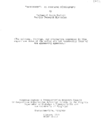 Backsights an annotated bibliography