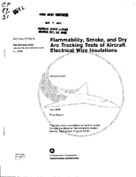 Flammability Smoke and Dry Arc Tracking Tests of Aircraft Electrical Wire Insulations