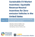 Sustainable EV Market Incentives Equitable RevenueNeutral Incentives for ZeroEmission Vehicles in the United States