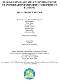 BlockchainBased Smart Contracts for Transportation Infrastructure Project Funding