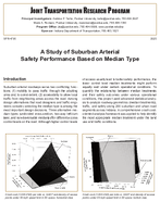 A Study of Suburban Arterial Safety Performance Based on Median Type Brief