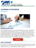 Learning in Progress Improving the Performance of the Transportation Industry Through Training  December 2017