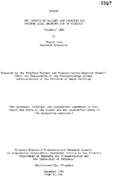 The effects of raising and lowering the minimum legal drinking age in Virginia December 1984  update