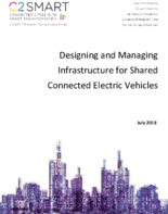 Designing and Managing Infrastructure for Shared Connected Electric Vehicles