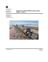 MaintenanceofWay MOW Employee Safety System  Phase 1
